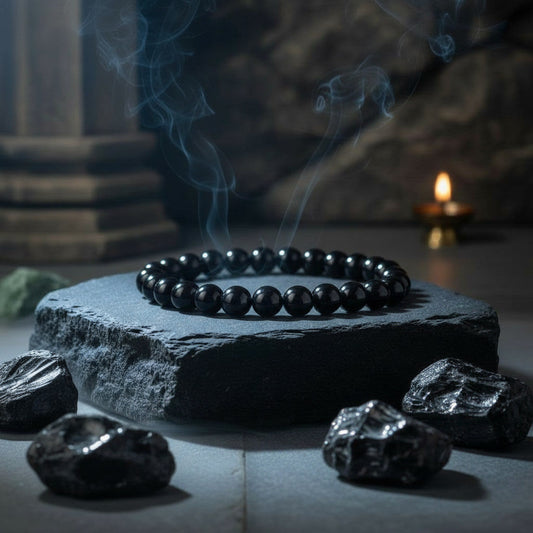 Black Obsidian Bracelet For Evil Eye Protection