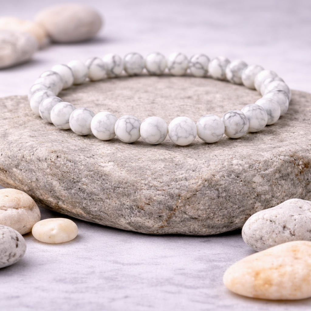 Howlite Bracelet For Anti-Stress & Calming Energy