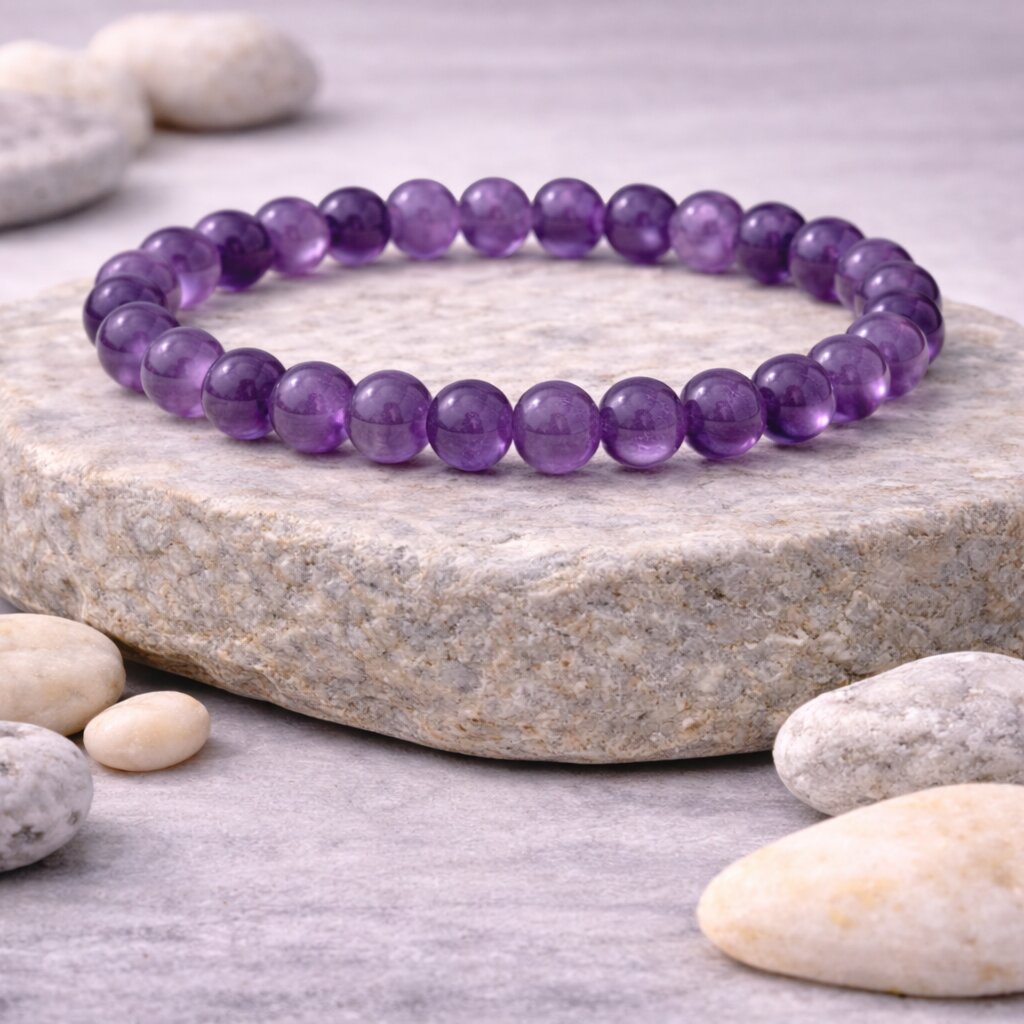 Amethyst Bracelet for Calming Mind & Peace
