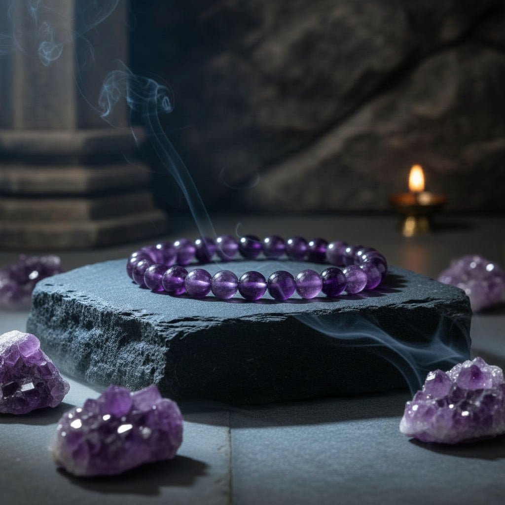 Amethyst Bracelet for Calming Mind & Peace
