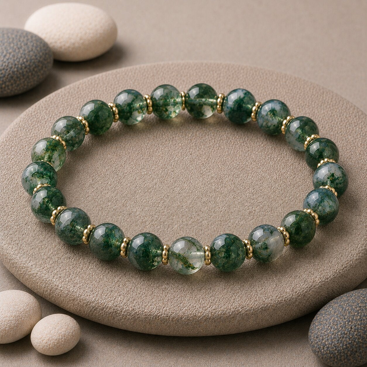 Moss Agate Bracelet