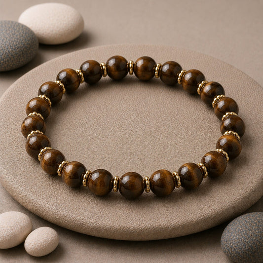 Bracelet Brown Beads