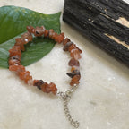 Carnelian Chips Bracelet Adjustable Ankastra