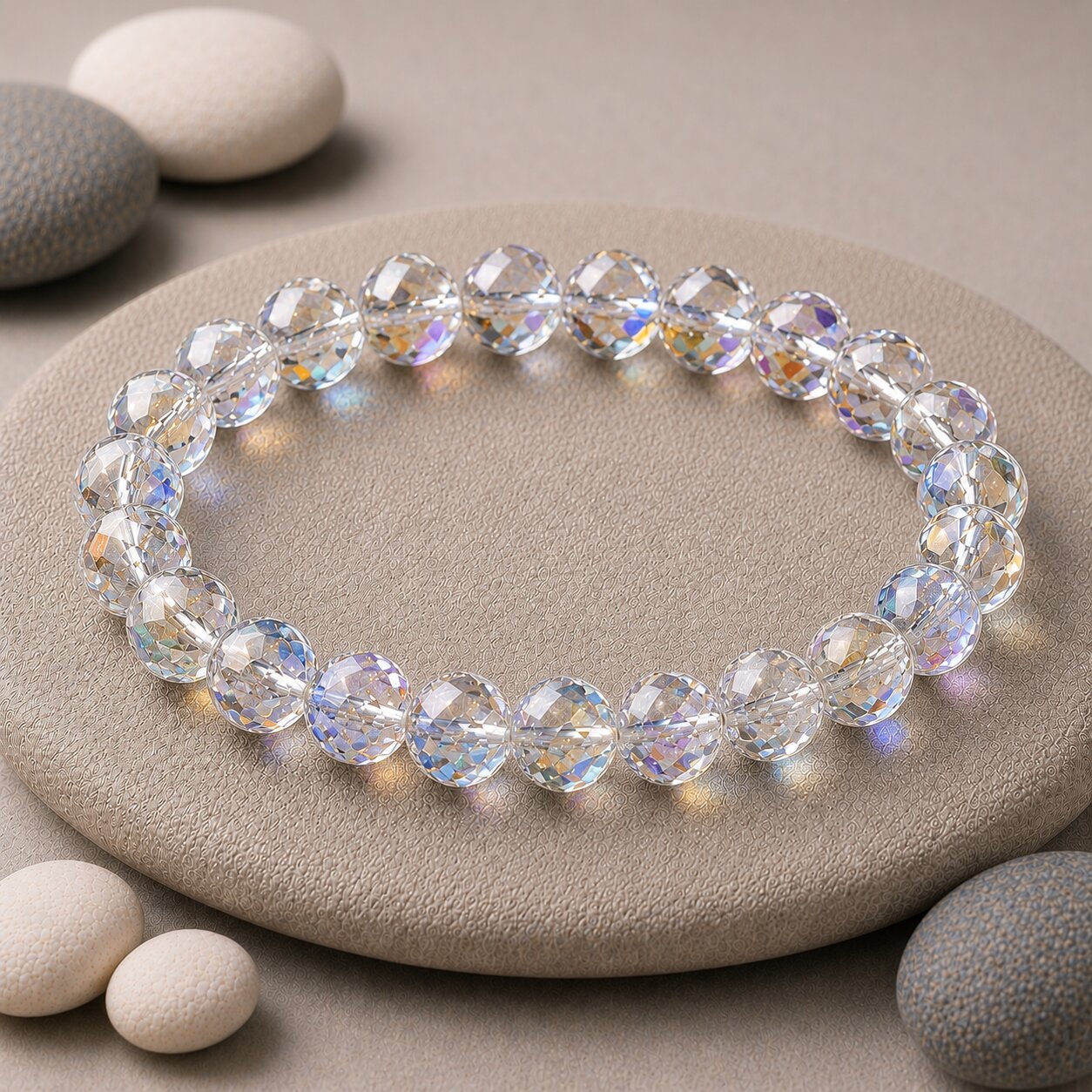 Diamond Cut Crystal Bracelet
