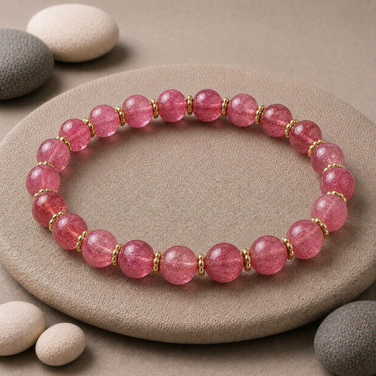 Pink Tourmaline Bracelet
