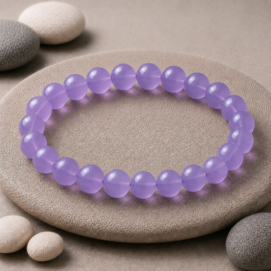 Purple Chalcedony Bracelet