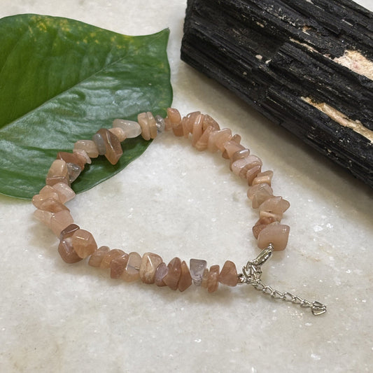 Sunstone Chips Bracelet Adjustable - Ankastra