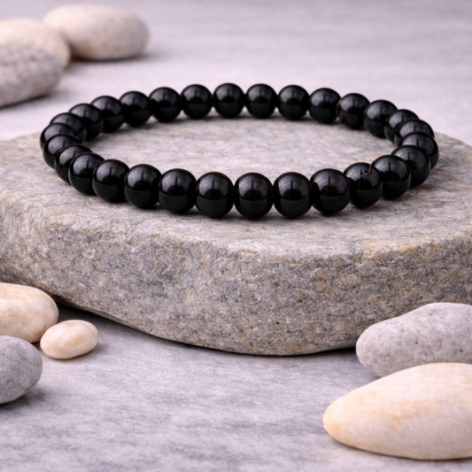 Black Obsidian Bracelet For Evil Eye Protection