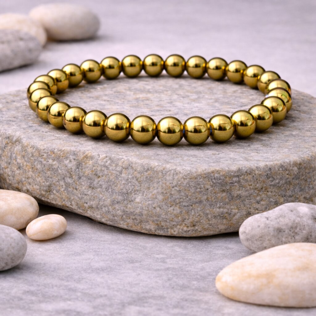 Hematite Bracelet For Discipline, Authority & Financial Stability