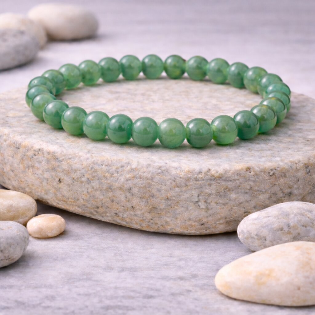 Green Aventurine Bracelet For Luck, Communication & Opportunity