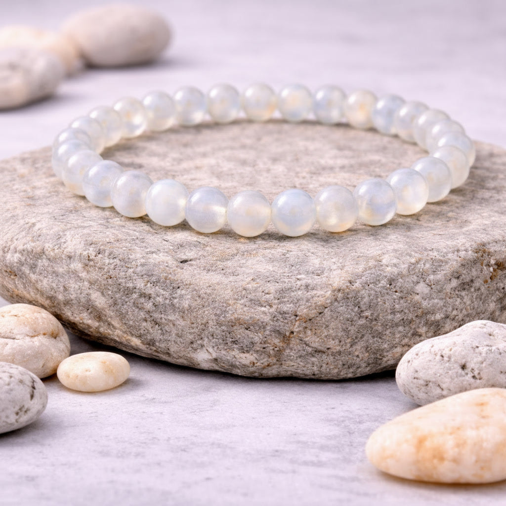 Moonstone Bracelet For Emotional Balance & Intuitive Strength