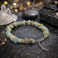 Multi Amazonite Chips Bracelet Adjustable