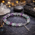 Multi Florite Chips Bracelet Adjustable